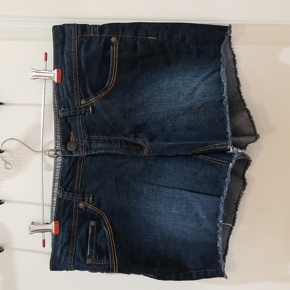 Fire and Gold Denim Shorts